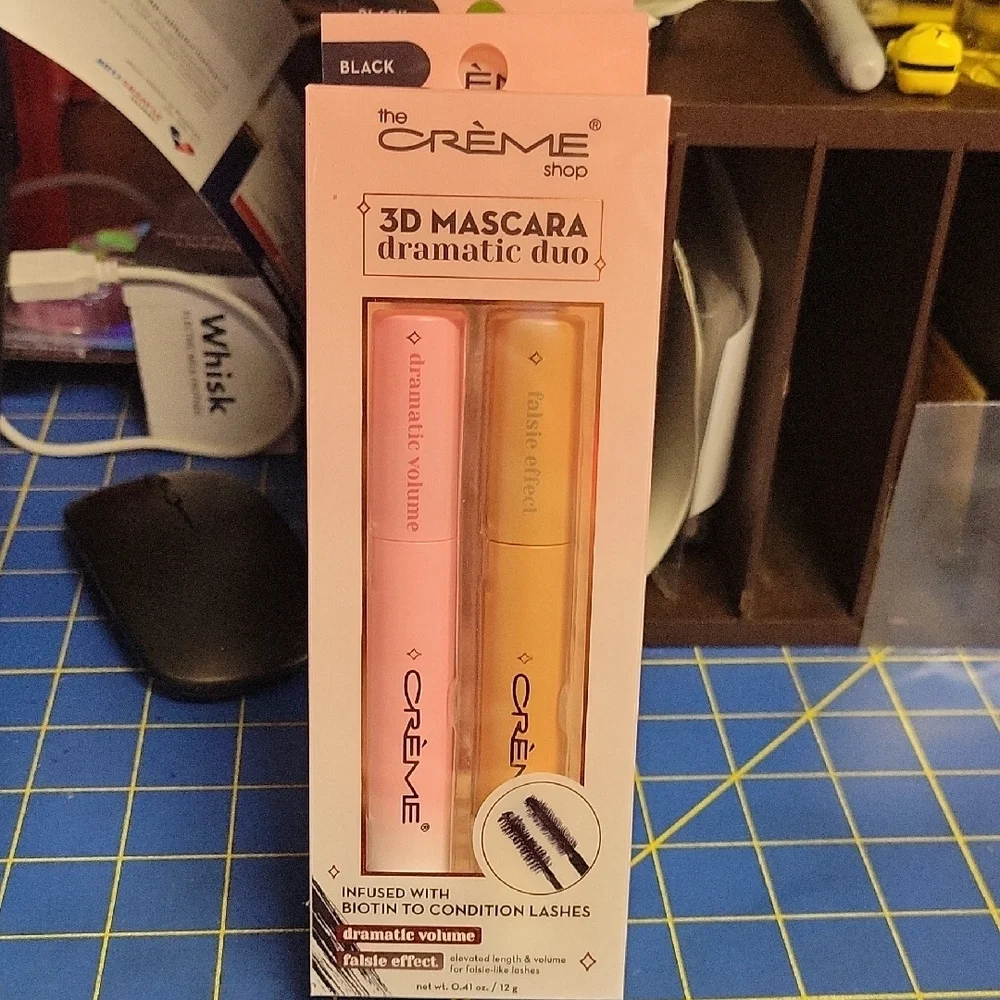The Creme Shop 3D Mascara Dramatic Duo New Sealed Box